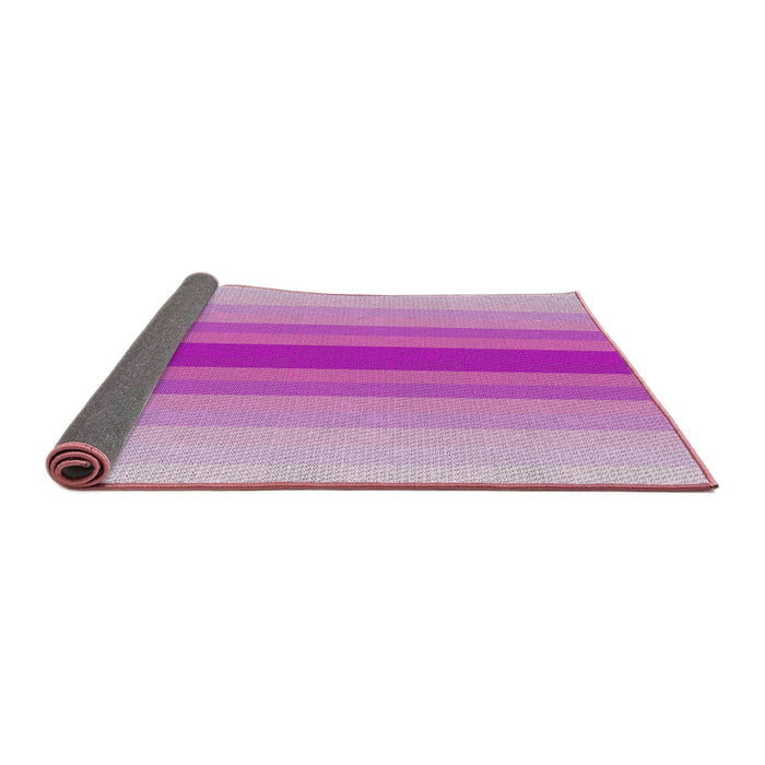 Thickness of Patterned Crimson Purple Novelty Rug, pat3494