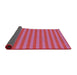 Thickness of Patterned Hot Pink Novelty Rug, pat3497