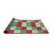 Thickness of Patterned Green Novelty Rug, pat3552