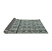 Thickness of Patterned Gray Novelty Rug, pat3570