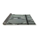 Thickness of Patterned Gray Novelty Rug, pat3571