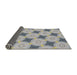 Thickness of Patterned Gray Novelty Rug, pat3594