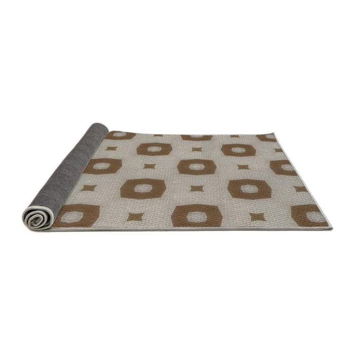 Thickness of Patterned Brown Novelty Rug, pat3596