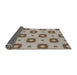 Thickness of Patterned Brown Novelty Rug, pat3596