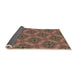 Thickness of Patterned Light Copper Gold Novelty Rug, pat3603