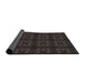 Thickness of Patterned Mid Gray Novelty Rug, pat3605