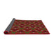 Thickness of Patterned Brown Novelty Rug, pat3642
