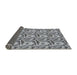 Thickness of Patterned Gray Novelty Rug, pat3732