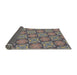 Thickness of Patterned Rosy Brown Pink Novelty Rug, pat3748