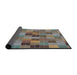 Thickness of Patterned Sage Green Modern Rug, pat3758