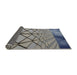 Thickness of Patterned Gray Novelty Rug, pat3759