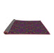 Thickness of Patterned Mauve Taupe Purple Modern Rug, pat3775