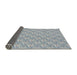 Thickness of Patterned Blue Novelty Rug, pat3846