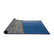 Thickness of Patterned Blue Novelty Rug, pat3854