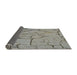 Thickness of Patterned Gray Novelty Rug, pat3861