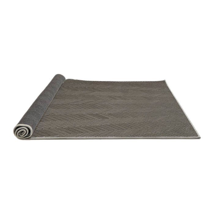 Thickness of Patterned Mocha Brown Novelty Rug, pat3862