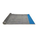 Thickness of Patterned Gray Novelty Rug, pat3863