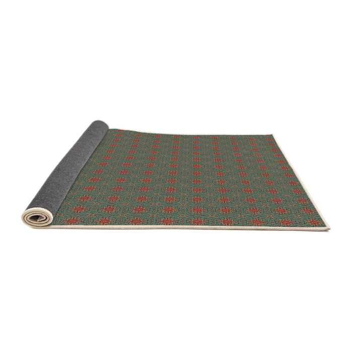 Thickness of Patterned Bakers Brown Novelty Rug, pat3887