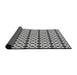 Thickness of Patterned Platinum Gray Novelty Rug, pat3897