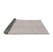 Thickness of Patterned Platinum Gray Novelty Rug, pat3902