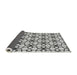 Thickness of Patterned Off-White Novelty Rug, pat3918