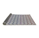 Thickness of Patterned Gray Novelty Rug, pat392