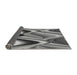 Thickness of Patterned Silver Gray Novelty Rug, pat3927