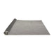 Thickness of Patterned Granite Gray Novelty Rug, pat3932