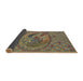 Thickness of Patterned Bakers Brown Novelty Rug, pat3940