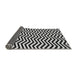 Thickness of Patterned Light Gray Novelty Rug, pat3979