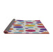 Thickness of Patterned Gray Novelty Rug, pat409