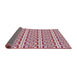 Thickness of Patterned Gray Novelty Rug, pat411