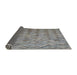 Thickness of Patterned Gray Novelty Rug, pat478