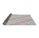 Thickness of Patterned Gray Novelty Rug, pat49