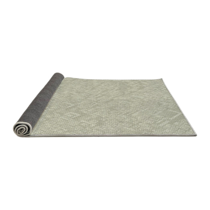 Thickness of Patterned Khaki Green Novelty Rug, pat526