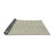 Thickness of Patterned Khaki Green Novelty Rug, pat526