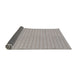 Thickness of Patterned Gray Novelty Rug, pat627