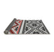 Thickness of Patterned Gray Novelty Rug, pat647