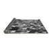 Thickness of Patterned Dark Gray Novelty Rug, pat674