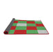 Thickness of Patterned Green Novelty Rug, pat724