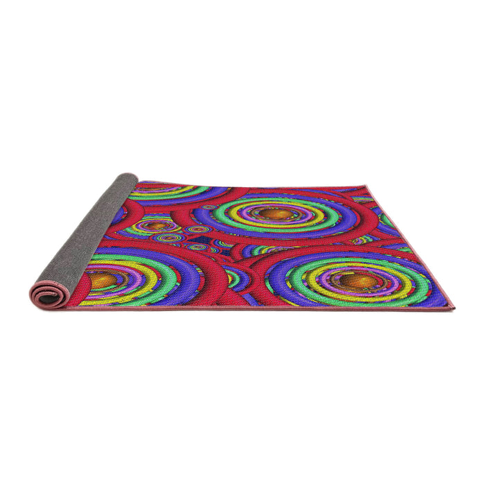 Thickness of Patterned Sage Green Modern Rug, pat743