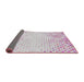 Thickness of Patterned Off-White Novelty Rug, pat755