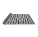 Thickness of Patterned Platinum Gray Novelty Rug, pat757