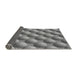 Thickness of Patterned Silver Gray Novelty Rug, pat763