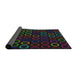 Thickness of Patterned Gray Novelty Rug, pat771