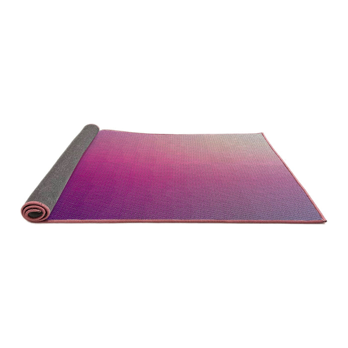 Thickness of Patterned Violet Red Pink Novelty Rug, pat788