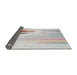 Thickness of Patterned Platinum Gray Novelty Rug, pat807