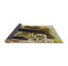 Thickness of Patterned Brown Novelty Rug, pat836