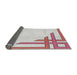 Thickness of Patterned Off-White Novelty Rug, pat843