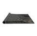 Thickness of Patterned Gray Novelty Rug, pat865